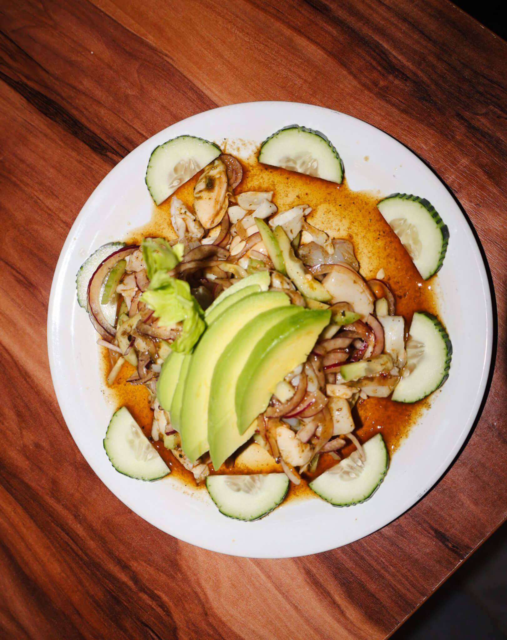 Platillo de mariscos Tiburón de la Costa 1