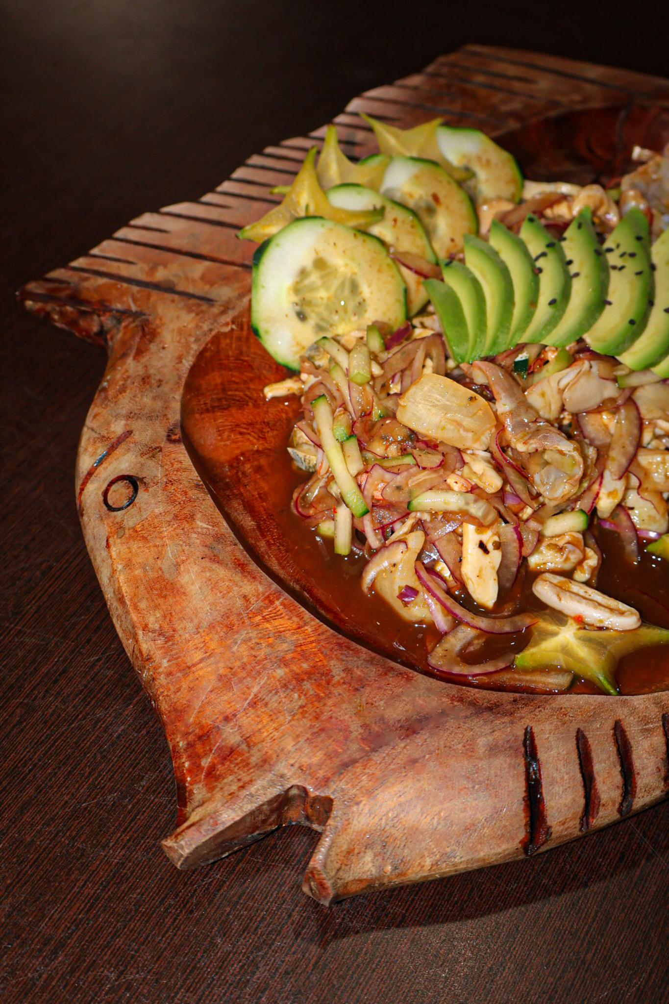 Platillo de mariscos Tiburón de la Costa 29