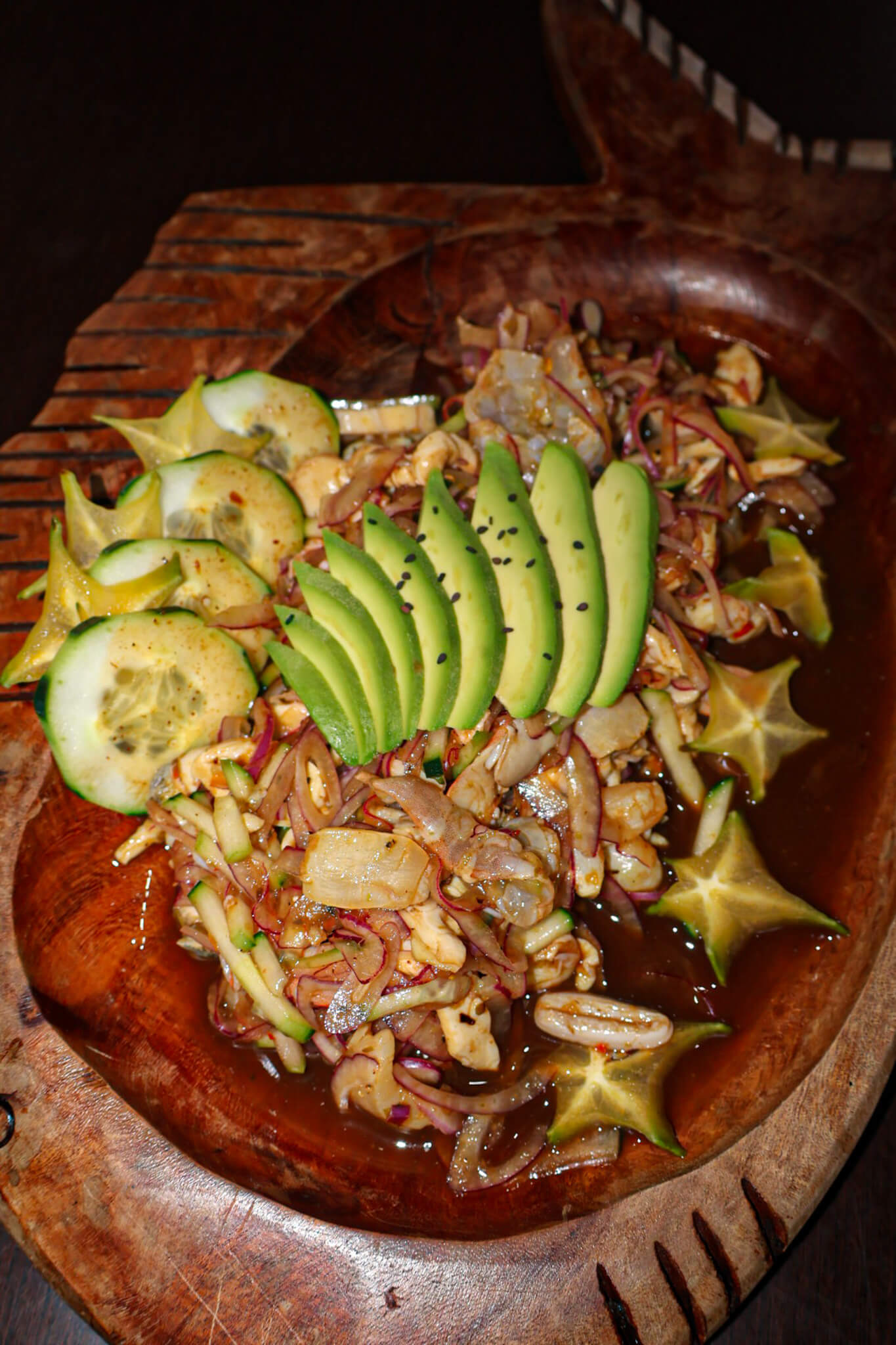 Platillo de mariscos Tiburón de la Costa 30
